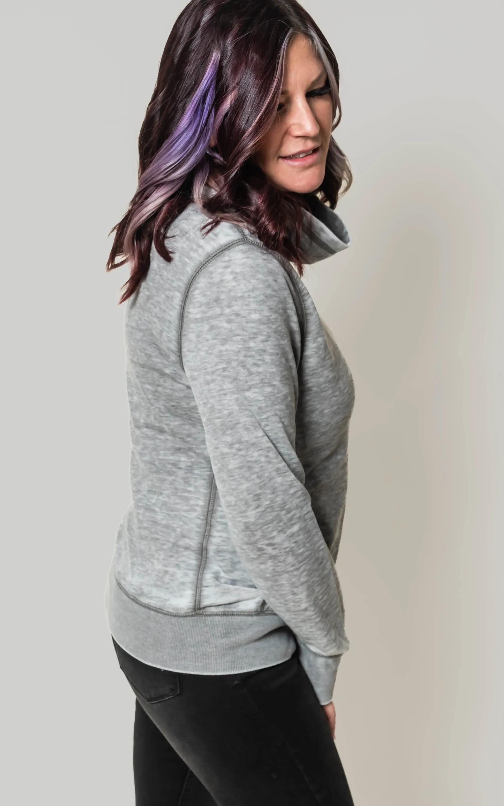 Women’s Zen Fleece Cowl Neck Sweatshirt** - Final Sale