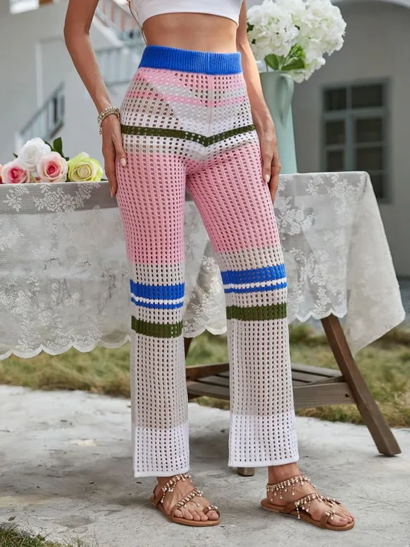 Yara Knitted Mid-Waist Pants