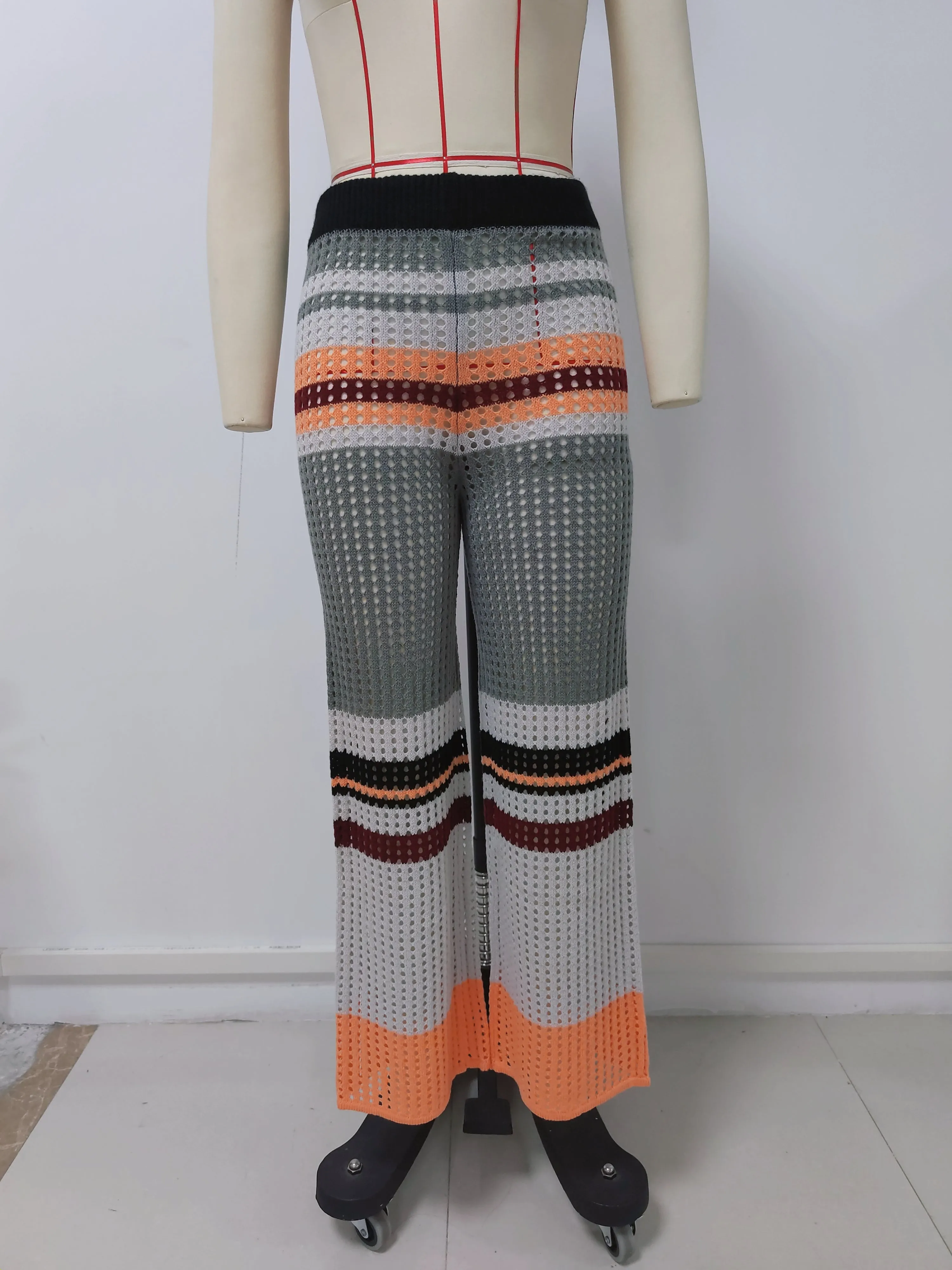 Yara Knitted Mid-Waist Pants